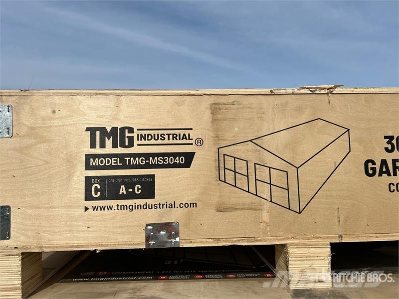 TMG MS3040 Metal Garage Shed Stahlrahmenaufbauten