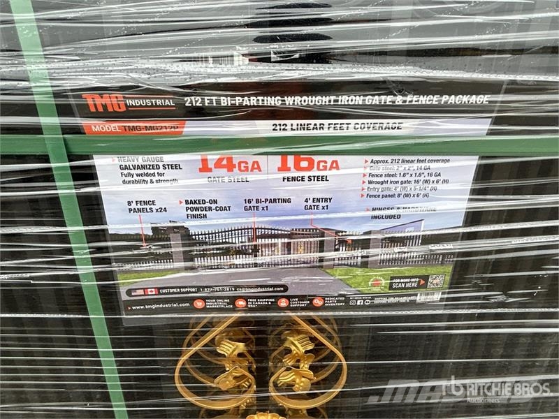 TMG of TMG MG212P Bi-Parting Wrought Iron 212 ft Drive ماكينات زراعية - غير ذلك