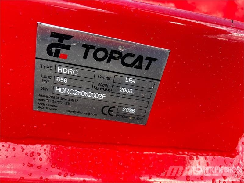  Top Cat Cat HDRC 72 in Skid Steer Brush Cutter (Un 牽引式モア/芝刈り機