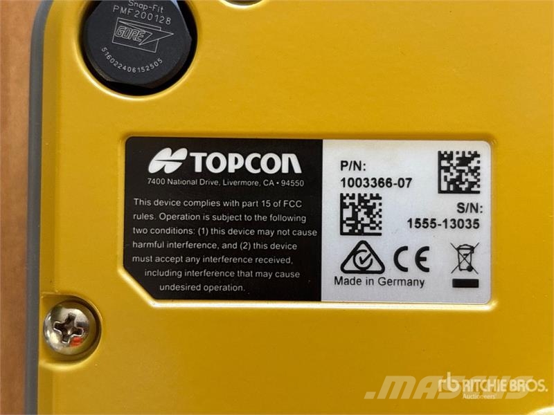Topcon Gx-55 Grade Control Display مكونات أخرى