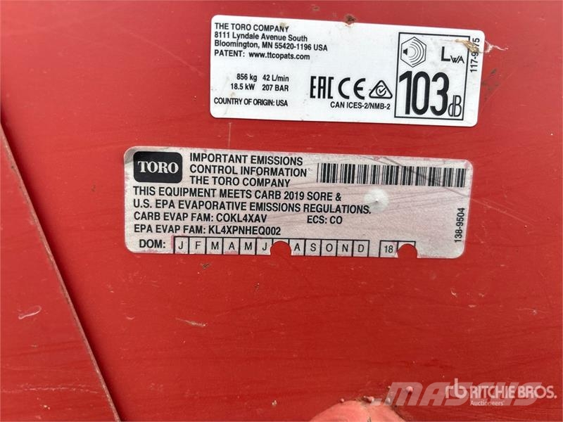 Toro Dingo TX427 Kompaktrakodók