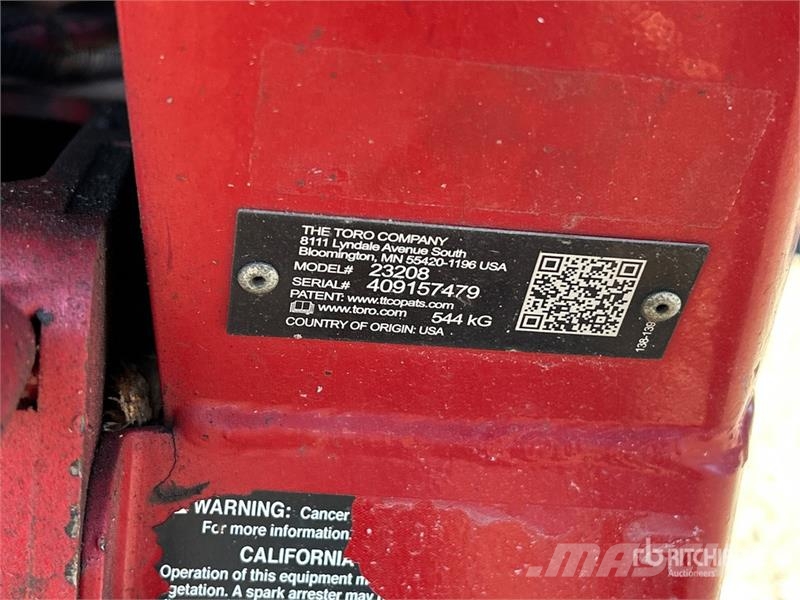 Toro STX-26 الكاسحات وقلابات التربة ذات المحركات