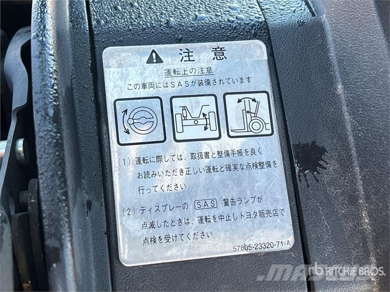 Toyota 02-7FG20 2000 kg Forklift Kahveltõstukid - muud