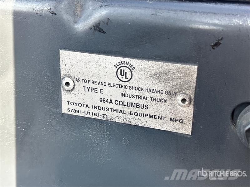 Toyota 7FBEU20 Ηλεκτρικά περονοφόρα ανυψωτικά κλαρκ