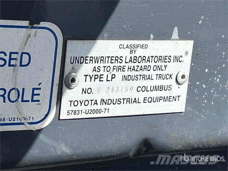 Toyota 7FGCU25 Περονοφόρα ανυψωτικά κλαρκ - άλλα