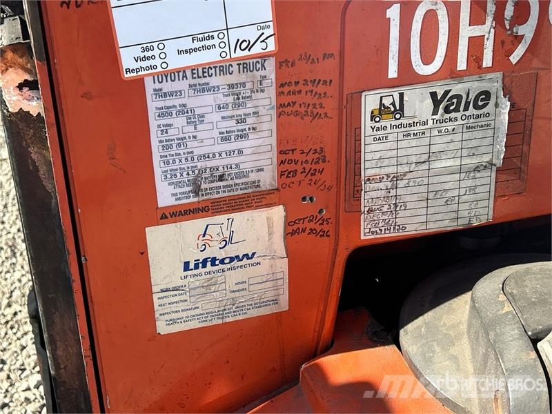 Toyota 7HBW23 Kézi raklapemelő