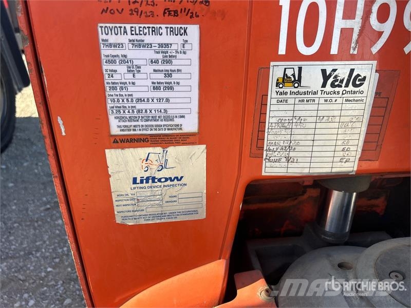 Toyota 7HBW23 Transpallet elettrici a timone