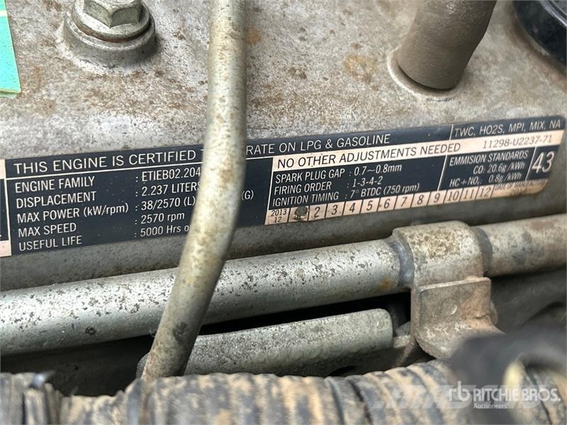 Toyota 8FGU25 4500 lb Cushion Tire Forklift Kahveltõstukid - muud