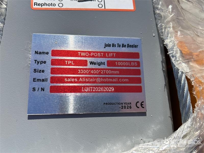 TPL-GRAY 2 Post 10000 lb Vehicle Lift (Unused) Construction - Others