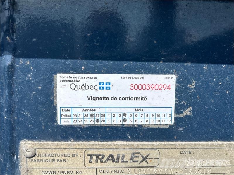 Trail Ex 27 ft Tri/A Lead Log er Reboques de transporte de troncos