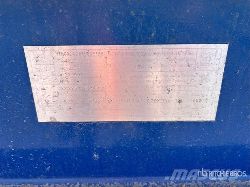 Trail King 24 ft T/A Equipment Trailer Oprijwagen