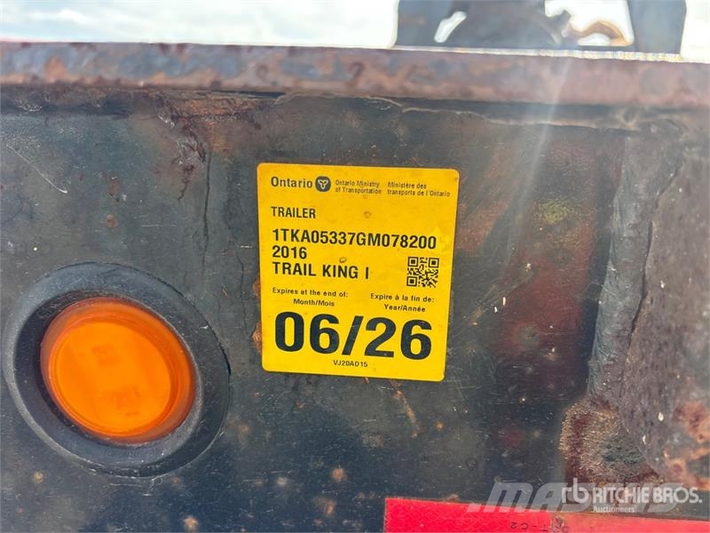 Trail King 53 ft Tri/A Hydraulic Tail Trailer Dieplader