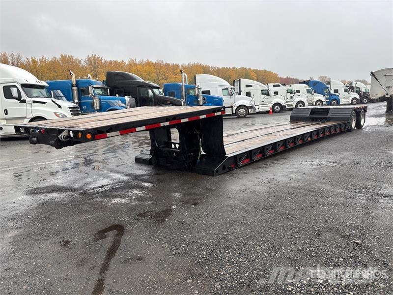 Trail King T/A Removable Gooseneck Lowboy Trailer Mažų aukščių krautuvai