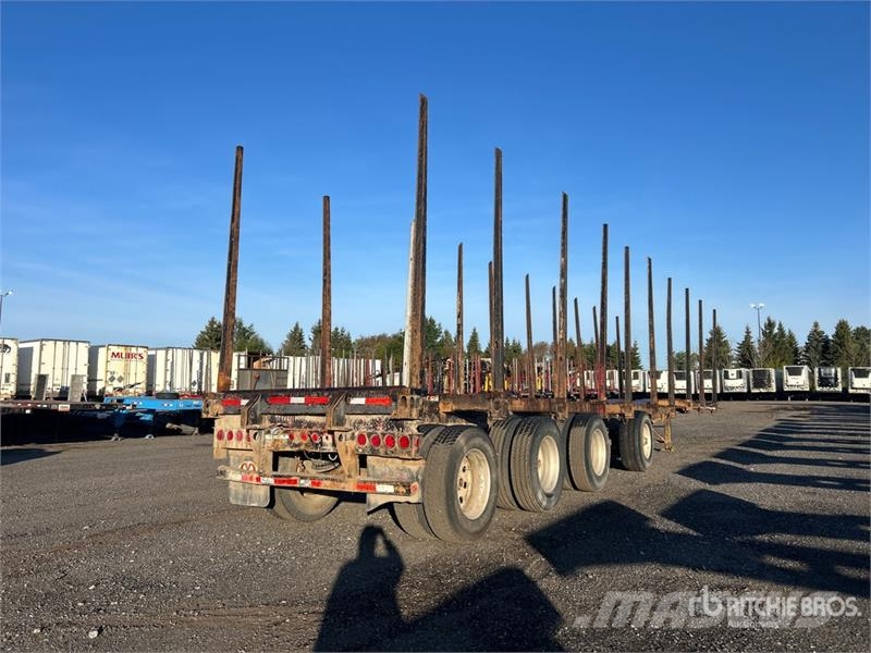  Trailex S484A 48 ft Quad/A Log Trailer Rimorchi trasporto legname