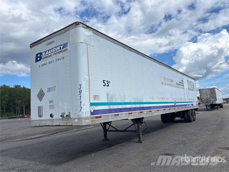Trailmobile 53 ft x 102 in T/A Van Trailer Прицепы-фургоны