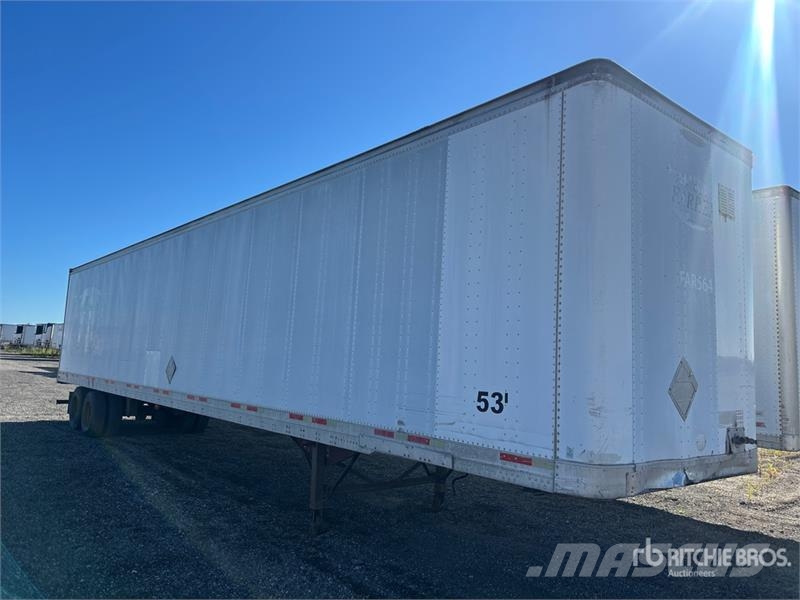 Trailmobile 53 ft x 102 in T/A Van Trailer Rimorchi cassonati
