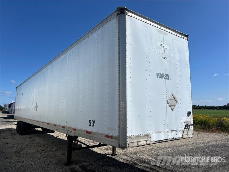 Trailmobile 53 ft x 102 in T/A Van Trailer مقطورات ذات هيكل صندوقي
