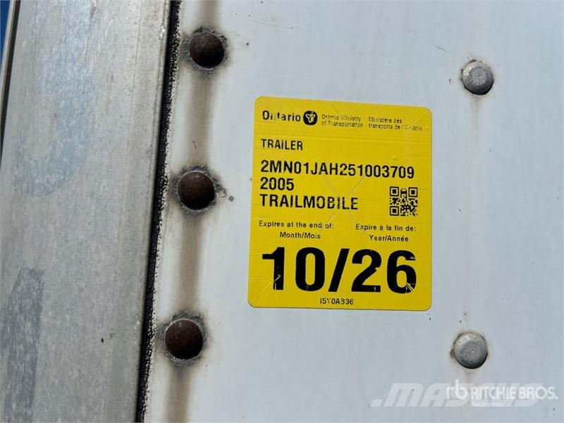 Trailmobile 53 ft x 102 in T/A Van Trailer مقطورات ذات هيكل صندوقي