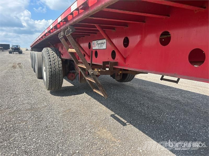 Transcraft 48 ft Quad/A Flatbed Trailer Prikolice platforme/otvoreni sanduk