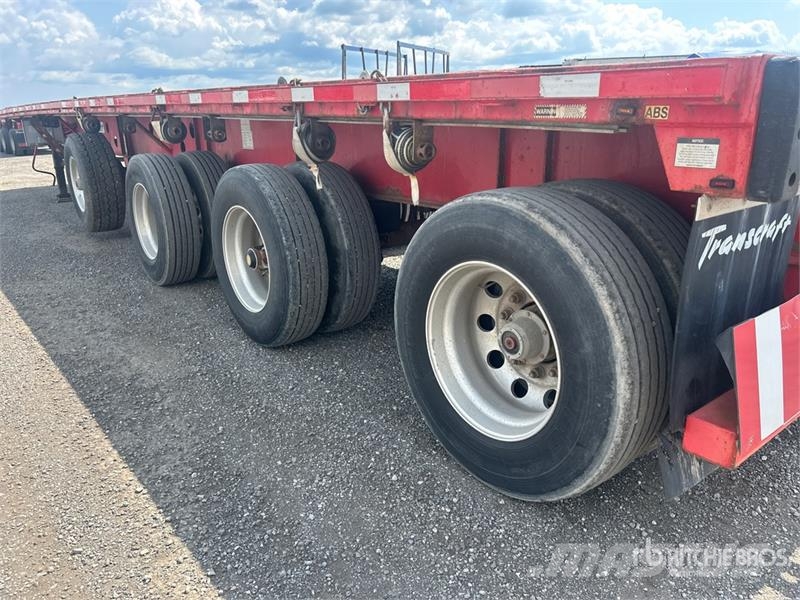Transcraft 48 ft Quad/A Flatbed Trailer Prikolice platforme/otvoreni sanduk