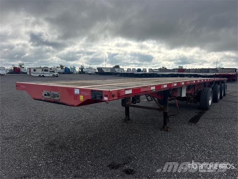 Transcraft 48 ft Quad/A Flatbed Trailer Prikolice platforme/otvoreni sanduk