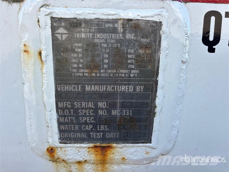 Trinity T/A LPG Tanker Trailer 罐式拖车