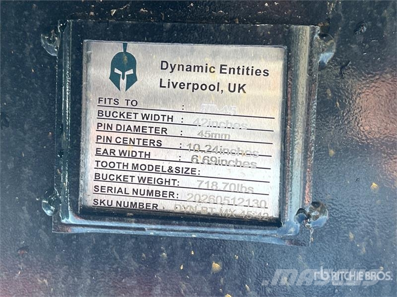 Trojan 35CL 42 in Q/C Hydraulic Tilting Excavator Bucket Schaufeln