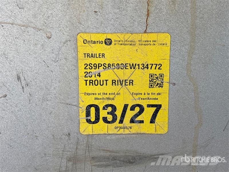 Trout River 46 ft 5/Axle Live Bottom Trailer Semirimorchi con piano mobile