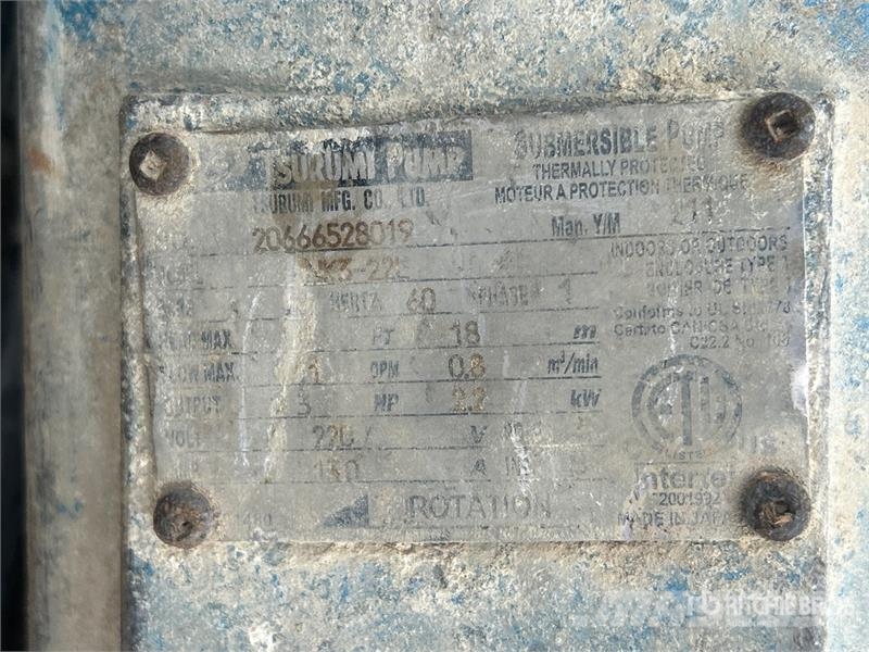 Tsurumi NK3-22L Water Pump Wasserpumpen