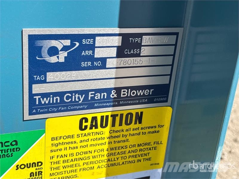 Twin City BAV-SW Fan (Unused) Drugi deli