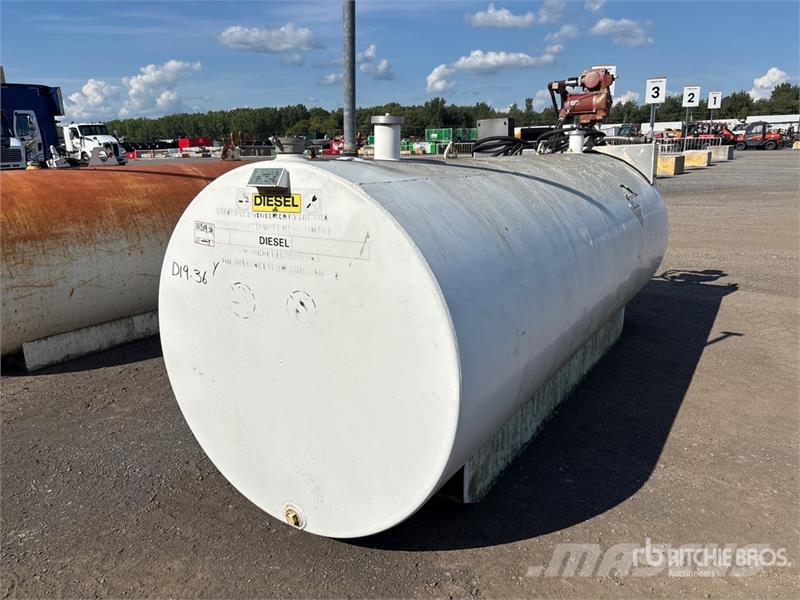 ULC 4550 L Skid Mounted Steel Diesel Fuel Tank Nádrže na palivo a aditiva