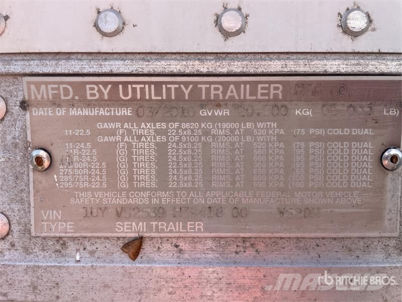 Utility 4000D-X Anhänger-Kastenaufbau