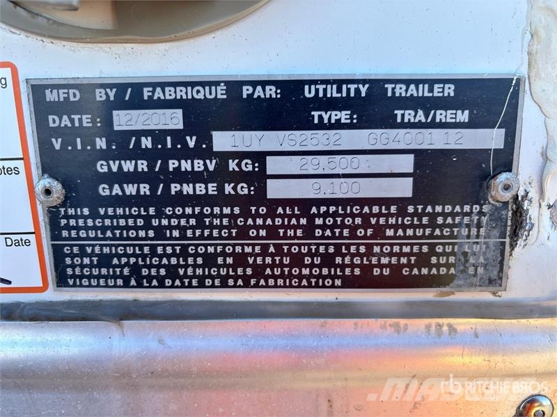 Utility 4000D-X Причепи-фургони