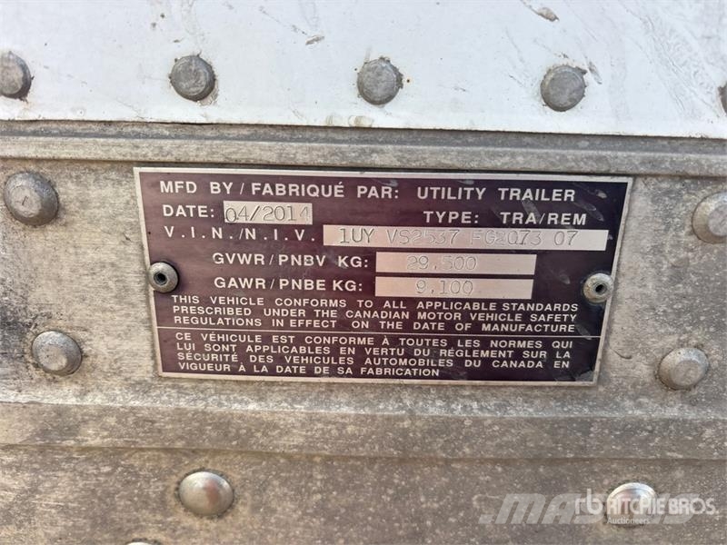 Utility 4000D-X Remorque Fourgon