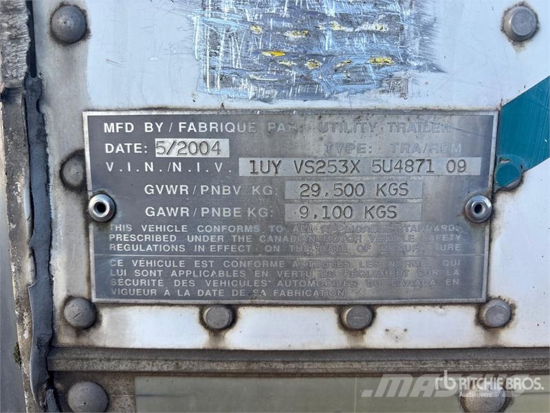 Utility 53 ft T/A Refrigerated Trailer Piekabes ar temperatūras kontroli