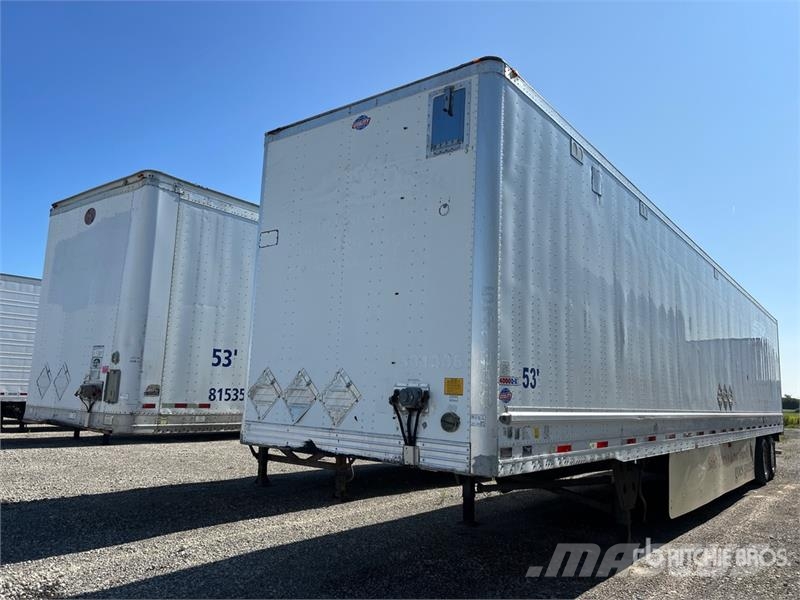Utility 53 ft x 102 in T/A Van Trailer Dobozos pótkocsik