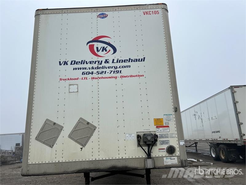 Utility 53 ft x 102 in T/A Van Trailer 箱體拖車
