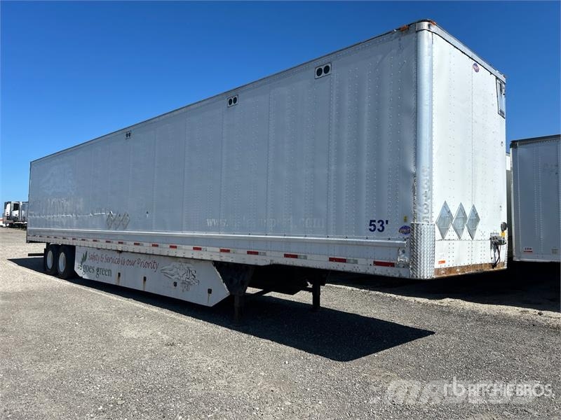 Utility 53 ft x 102 in T/A Van Trailer Box body trailers