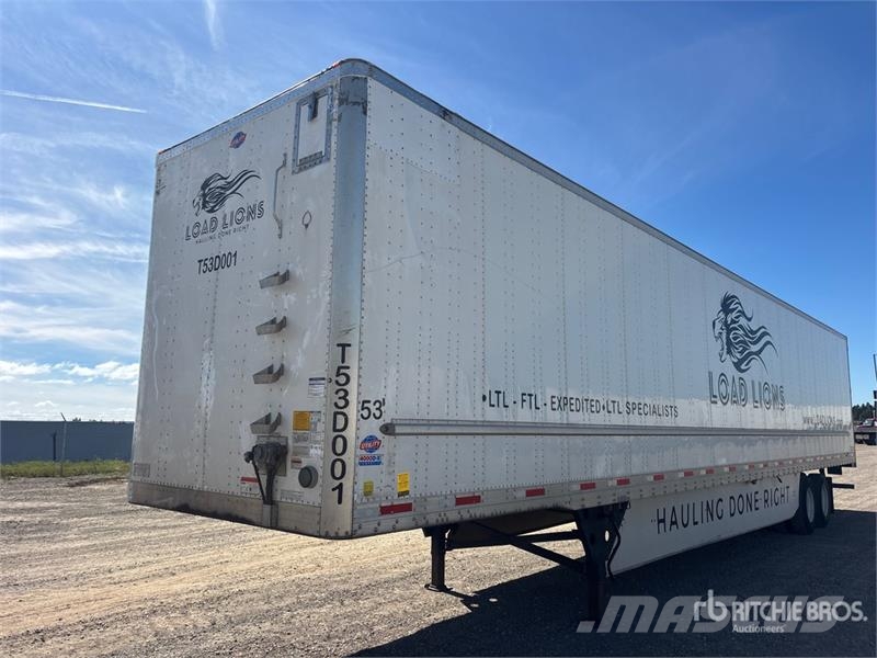 Utility 53 ft x 102 in T/A Van Trailer Sanduk prikolice