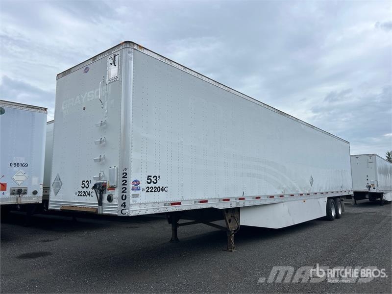 Utility 53 ft x 102 in T/A Van Trailer Box Trailers