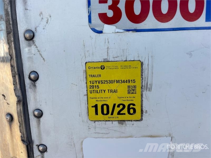 Utility 53 ft x 102 in T/A Refrigerated Trailer Puspriekabės su izoterminiu kėbulu
