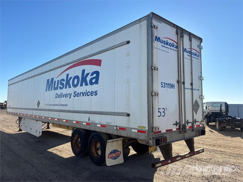 Utility 53 ft x 102 in T/A Heated Van Trailer Sanduk prikolice