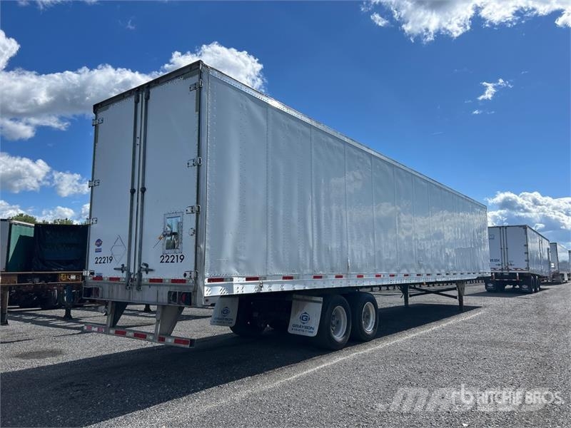 Utility 53 ft x 102 in T/A Van Trailer مقطورات ذات هيكل صندوقي