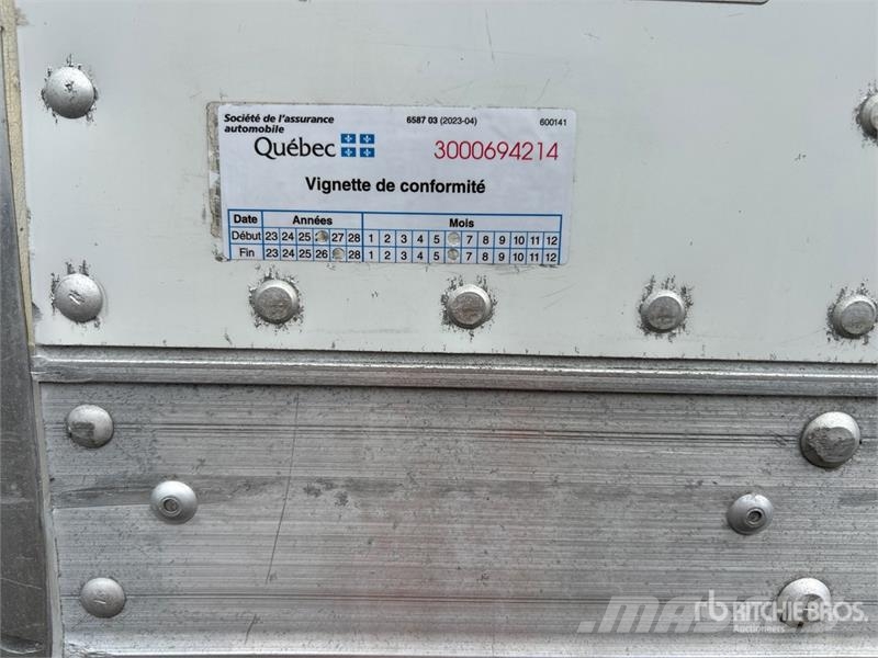 Utility 53 ft x 102 in T/A Van Trailer Box Trailers