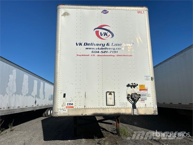 Utility 53 ft x 102 in T/A Van Trailer (Inoperable) Прицепы-фургоны