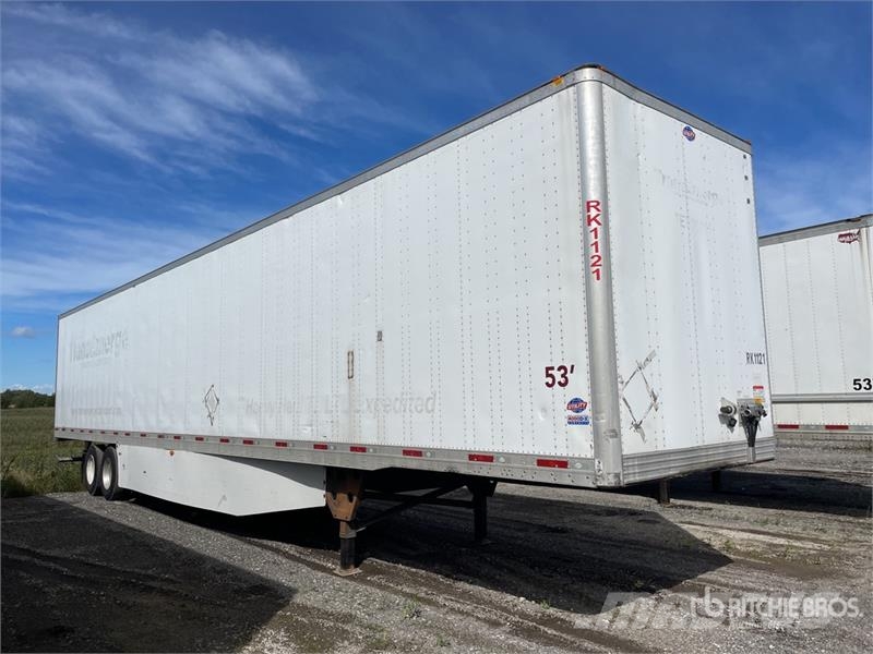 Utility 53 ft x 102 in T/A Van Trailer Przyczepy ze skrzynią zamkniętą