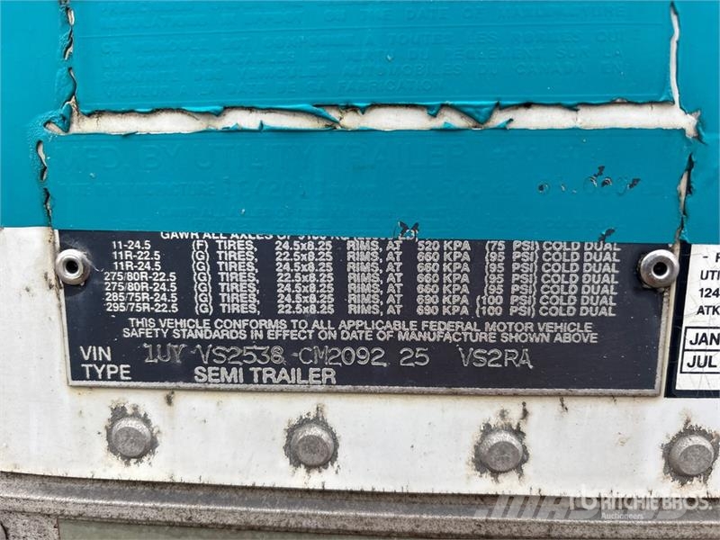 Utility 53 ft x 102 in T/A Refrigerated Trailer Kühlauflieger