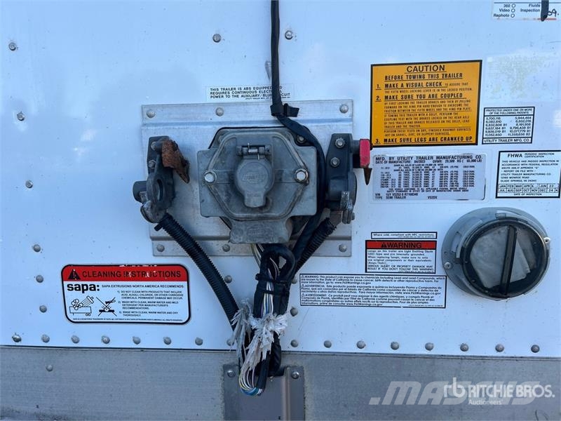Utility 53 ft x 102 in T/A Van Trailer Umpikoriperävaunut