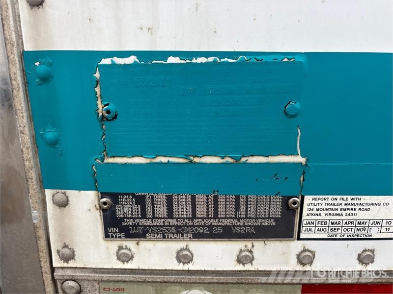 Utility 53 ft x 102 in T/A Refrigerated Trailer Kühlauflieger