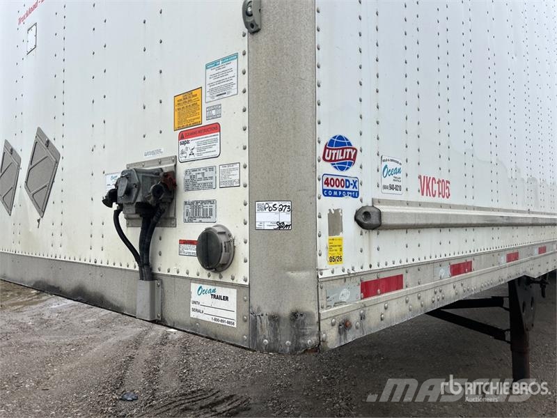 Utility 53 ft x 102 in T/A Van Trailer 箱體拖車